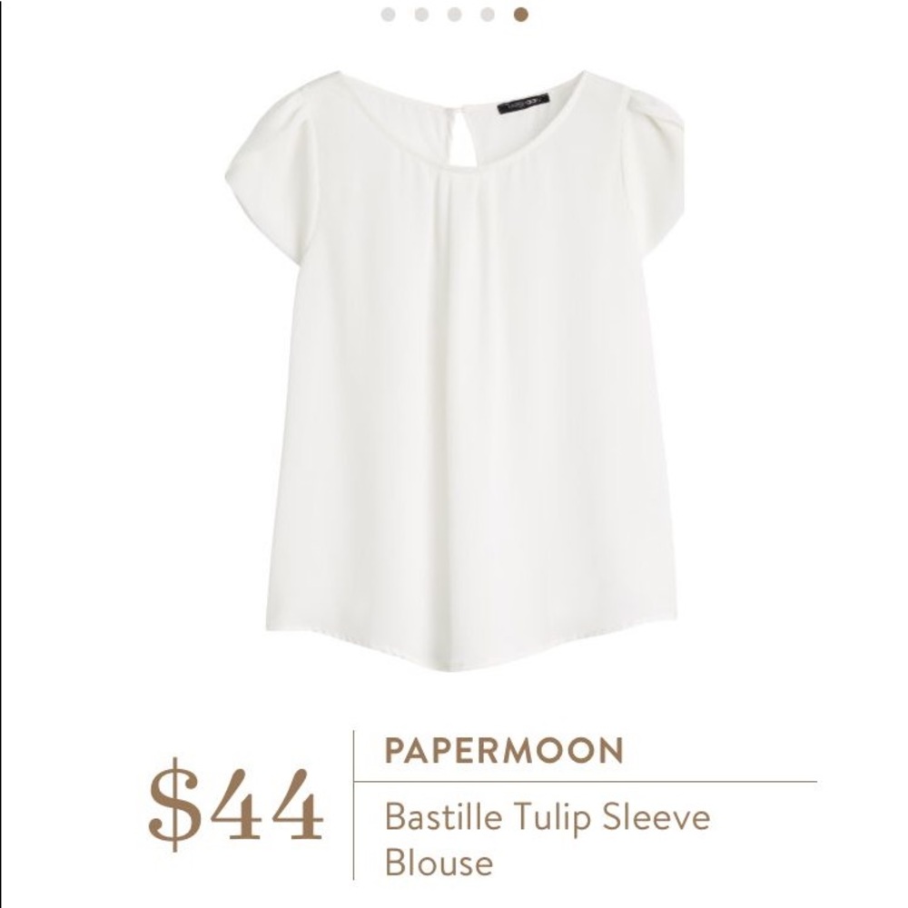 Papermoon Bastille Tulip Sleeve Blouse